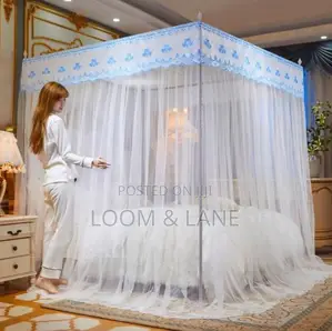 4 Stainless Steel Stands Mosquito Net