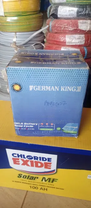 24ah German King Solar Battery Maintenance Free
