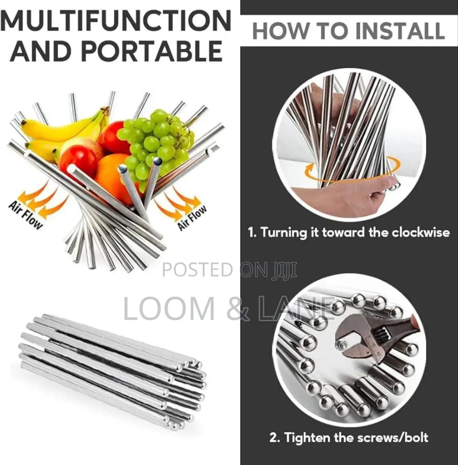 Multifunctional Portable Fruit Stand