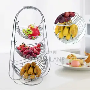 3 Tier Stainless Steel Fruit Basket