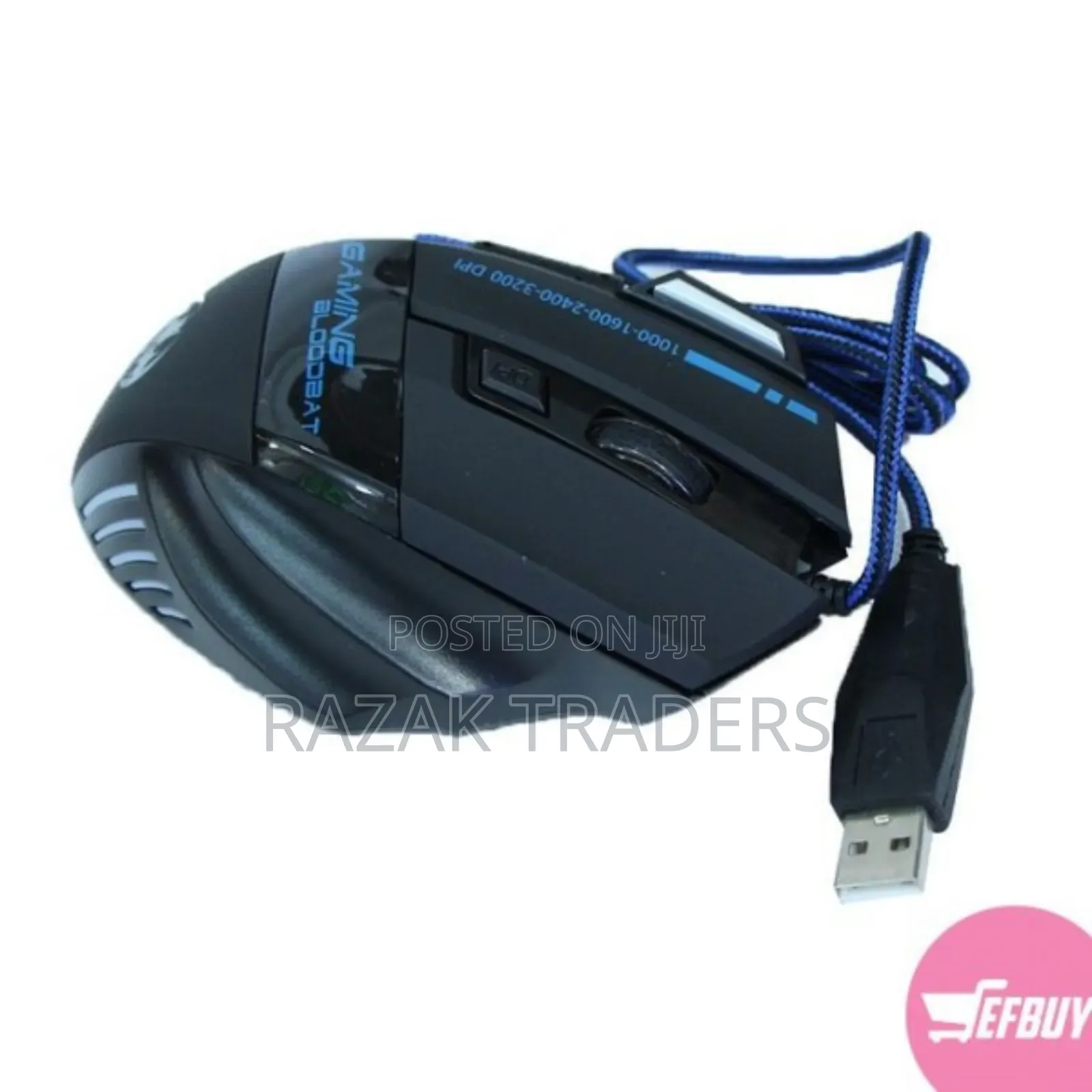 Large Ergonomic 7-Buttons Optical Gaming Mouse Wired
