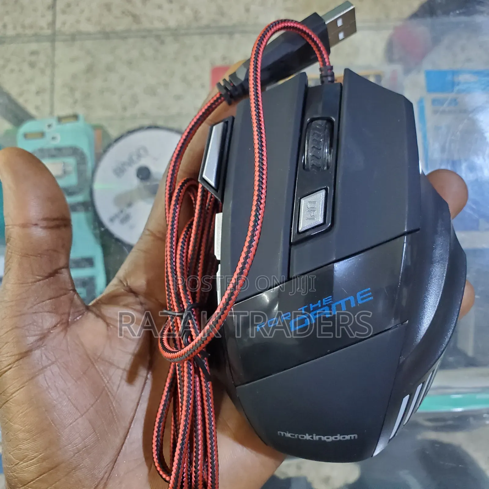 Large Ergonomic 7-Buttons Optical Gaming Mouse Wired