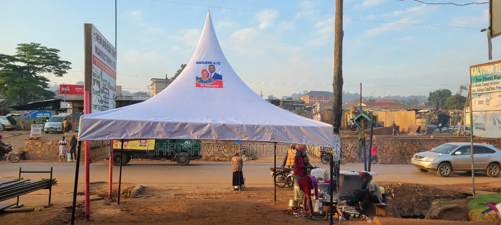 White Tent for Campaign 50 Seater