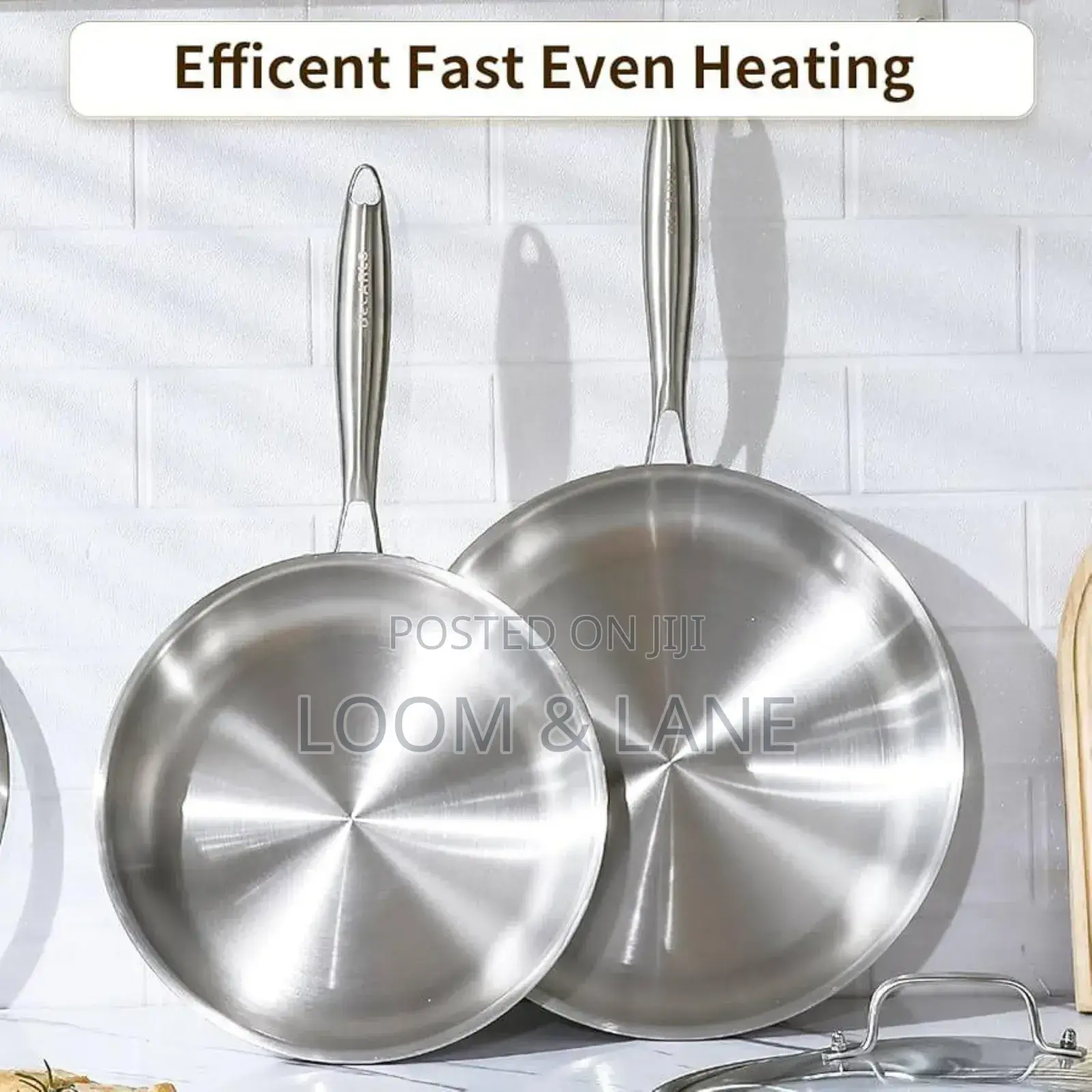 28cm Stainless Steel Frying Pan