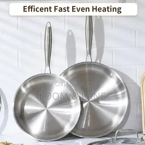28cm Stainless Steel Frying Pan
