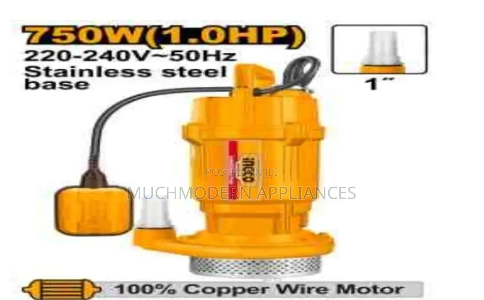 Submersible Pump 750W (1.0HP)