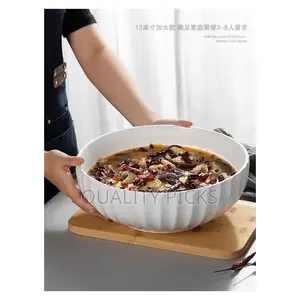 2 Piece of Ceramic Serving Dishes, Salad Serving Bowl