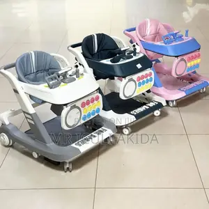 4in1 Folding, Adjustable Height Speed Musical Baby Walker