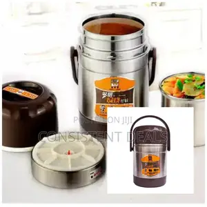 2L Portable Food Flask Lunch Container