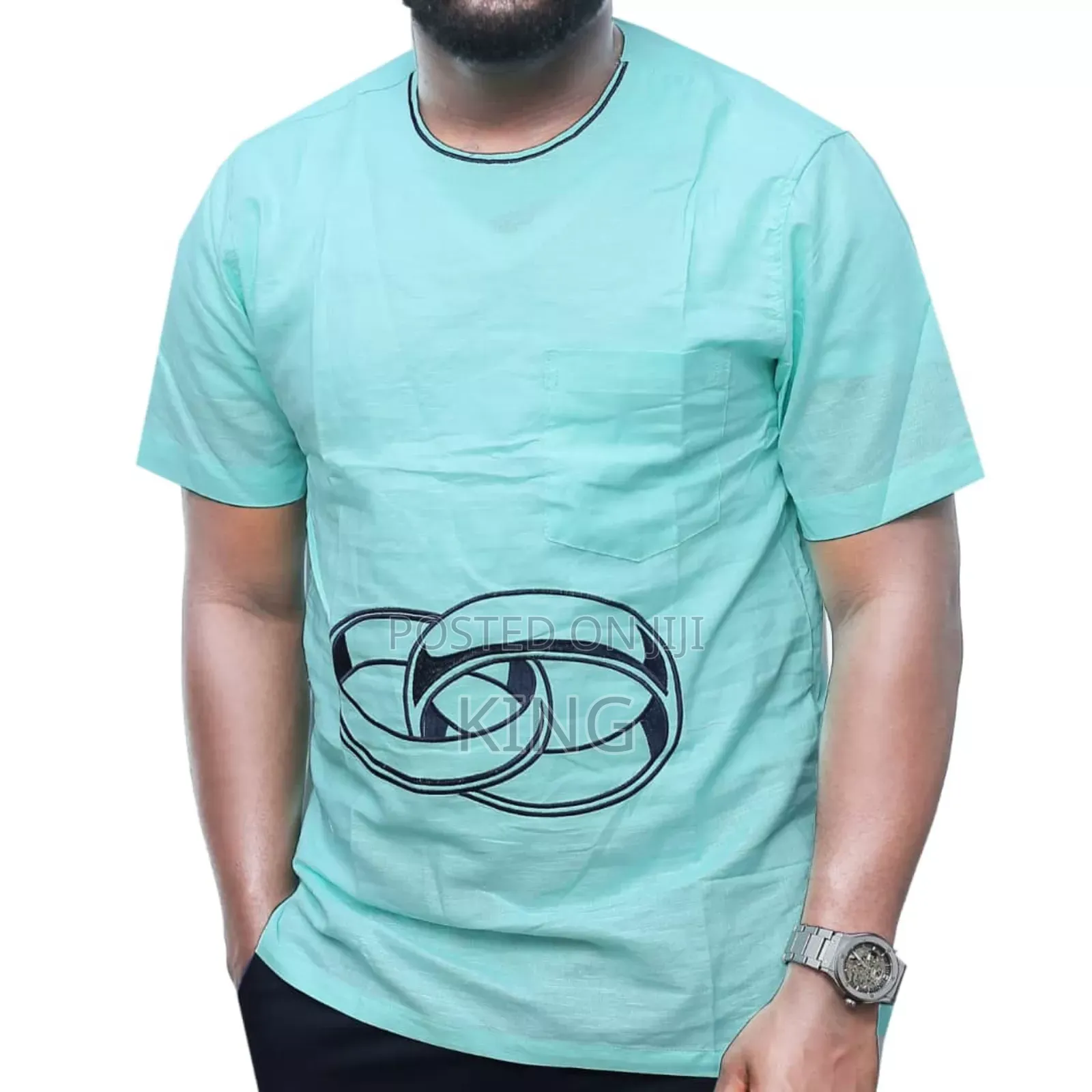 Solid African Wear Kitengi Shirt