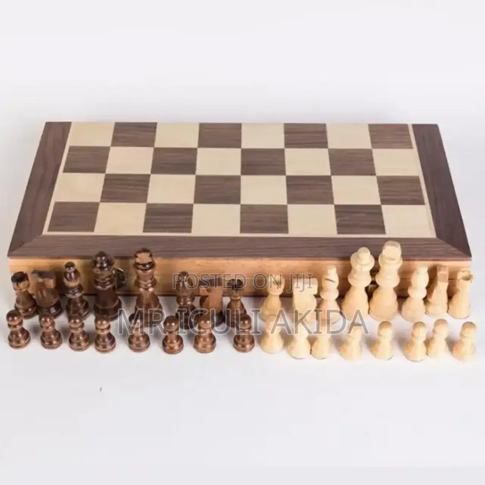 High End Wooden Foldable Chess Board