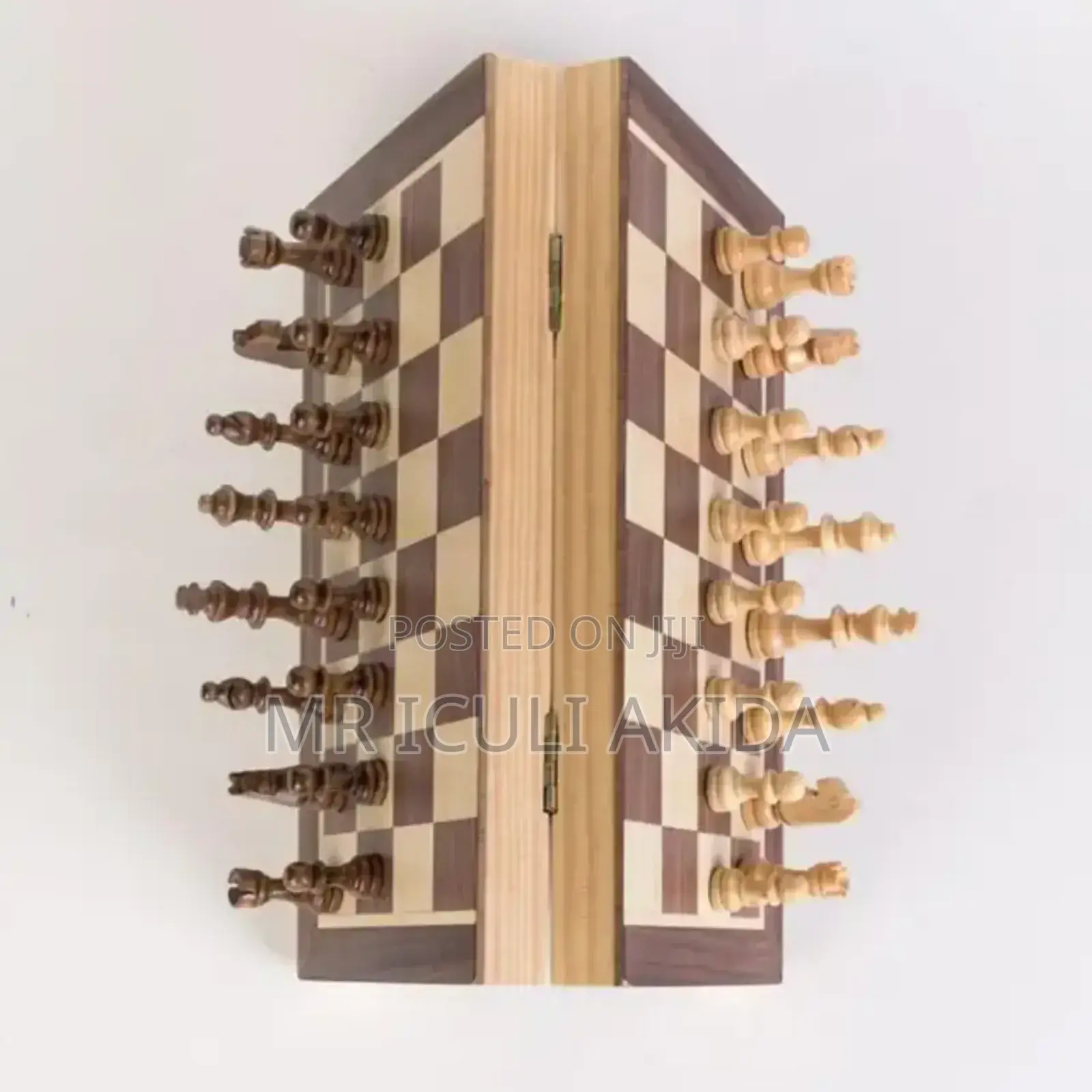 High End Wooden Foldable Chess Board