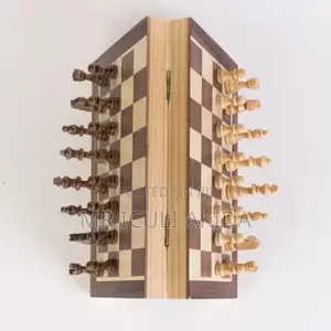 High End Wooden Foldable Chess Board
