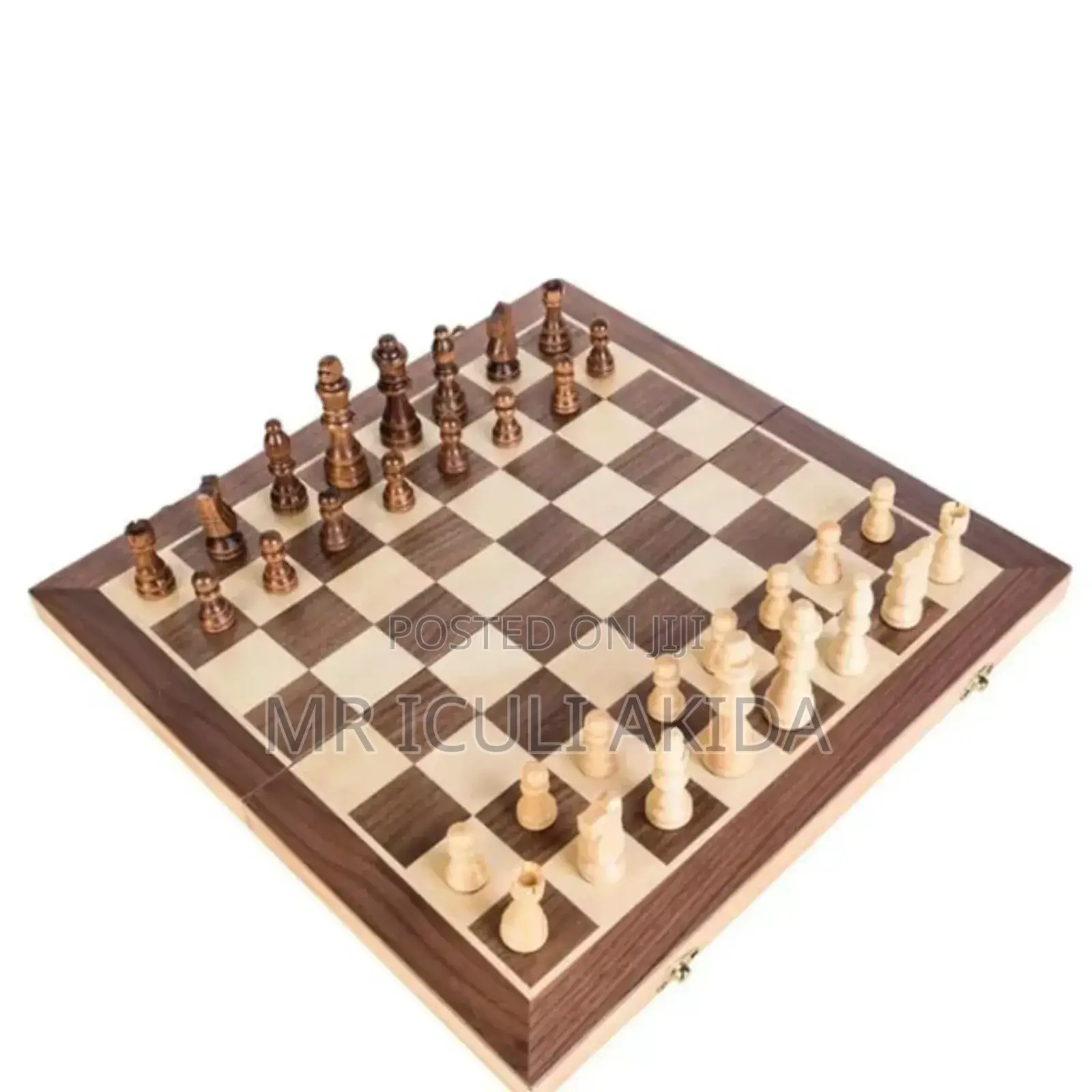 High End Wooden Foldable Chess Board