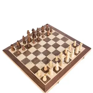 High End Wooden Foldable Chess Board