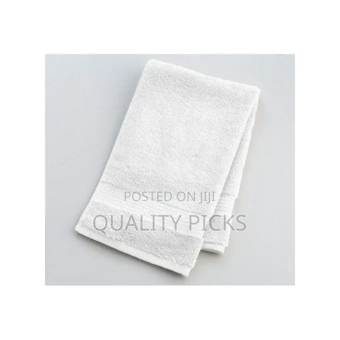 12 PCS of 40x60cm Small Rectangle White Soft Towel