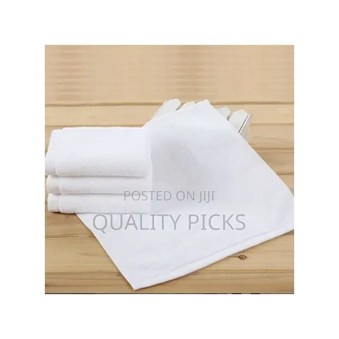 12 PCS of 30x30cm Small Square White Soft Towels