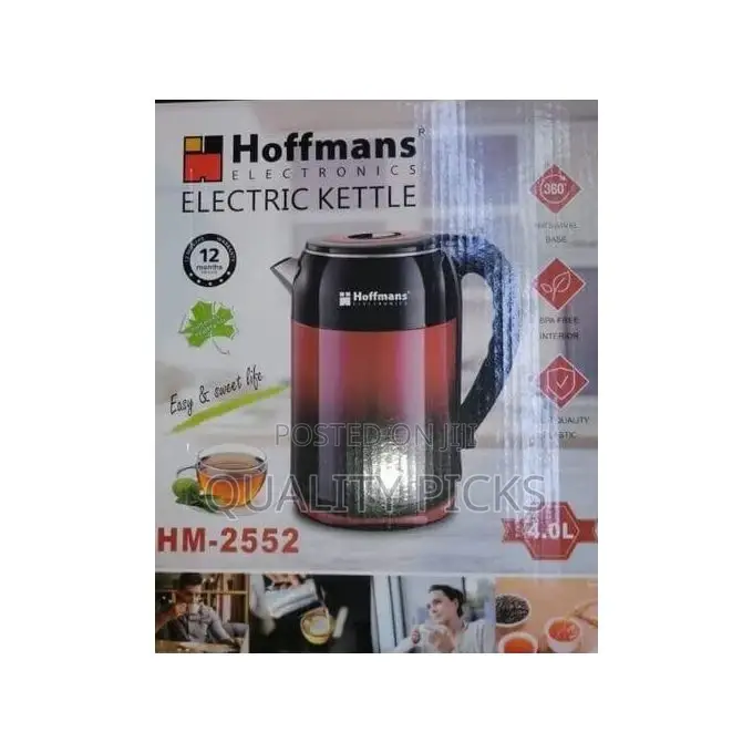 Hoffmans 4 Litre Two Layers Electric Kettle SUS304 or SUS201