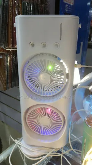 Fan,Personal Air Conditioner LED Light Humidifier for Travel