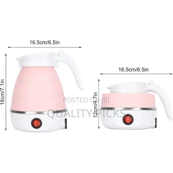 Portable Travel Folding Heating Electric Water Kettle 600ml