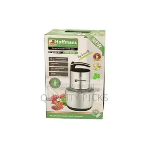 Hoffmans 5L Stainless Steel Meat Grinder Vegetable Chopper