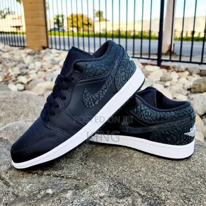 Lux Air Jordan 1 Low SE Black Elephant