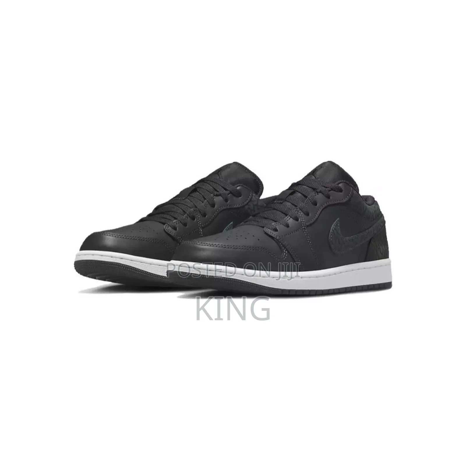 Icon Air Jordan 1 Low SE Black Elephant