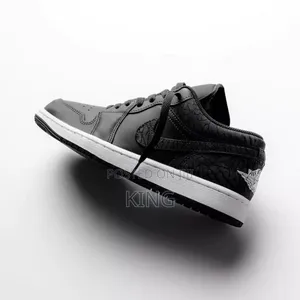 Grand Air Jordan 1 Low SE Black Elephant