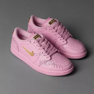 Eliteair Jordan 1 Low Method of Make" Perfect Pink Sneakers