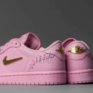 Icon Air Jordan 1 Low Method of Make" Perfect Pink Sneakers