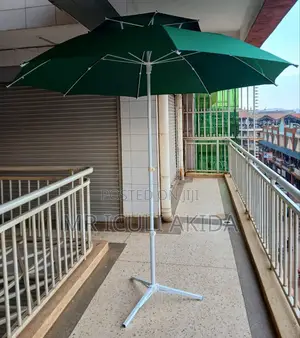 2.4mtrs Business Umbrella With Canopy Overlap Support Base