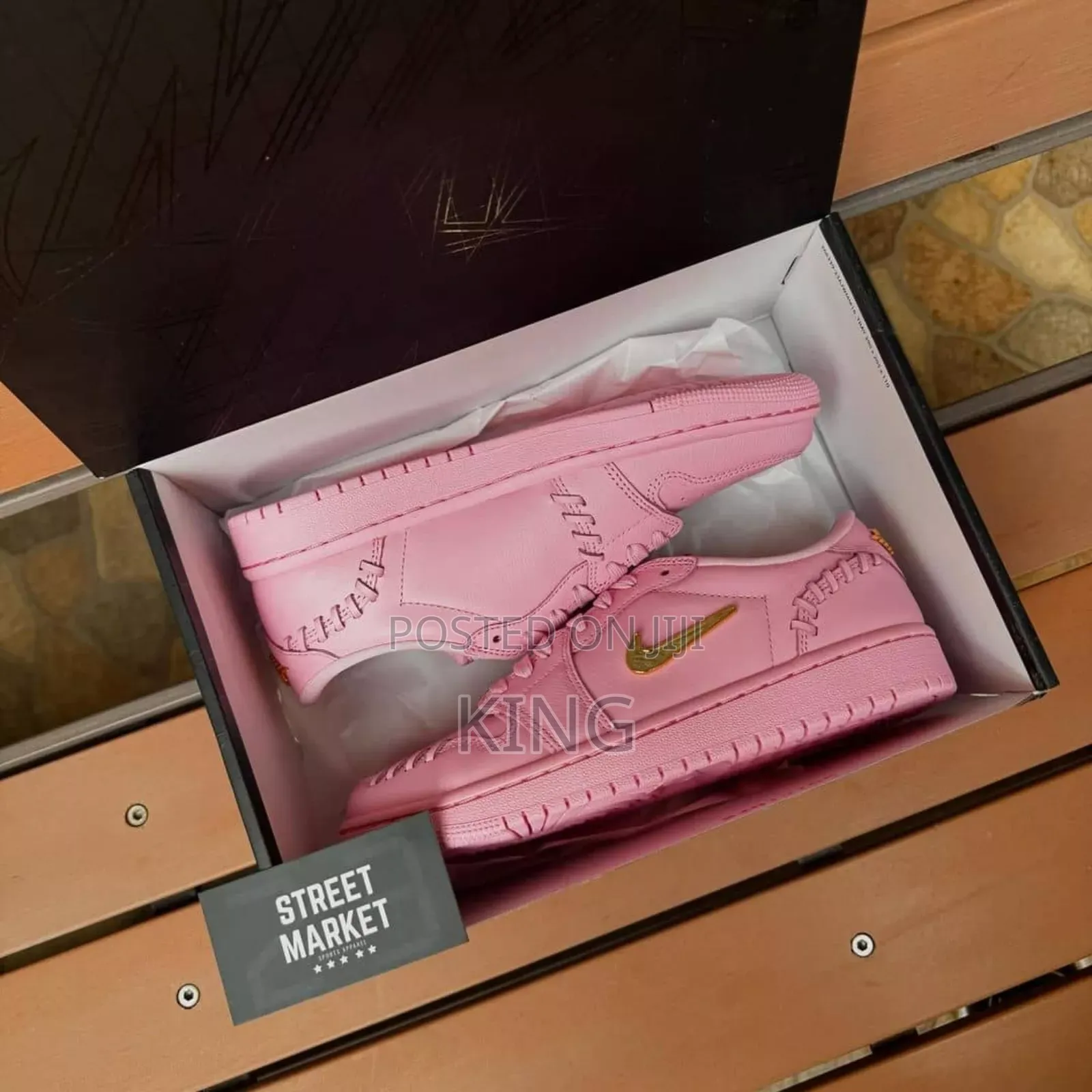 Swift Air Jordan 1 Low Method Of Make" Perfect Pink Sneakers