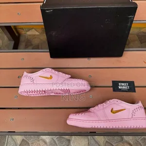Solid Air Jordan 1 Low Method Of Make" Perfect Pink Sneakers