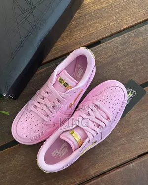 Topnair Jordan 1 Low Method of Make" Perfect Pink Sneakers