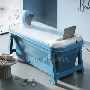 Folding Full-Body Autmatic Heating Deep Bath Tub Spa Bucket