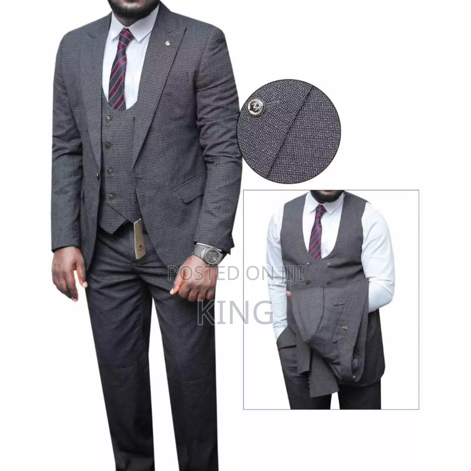Classy 3 Pieces Mens Suit Regular Fit