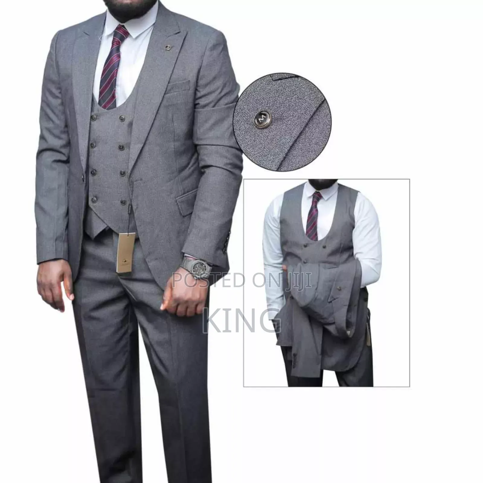 Gentle 3 Pieces Mens Suit Regular Fit