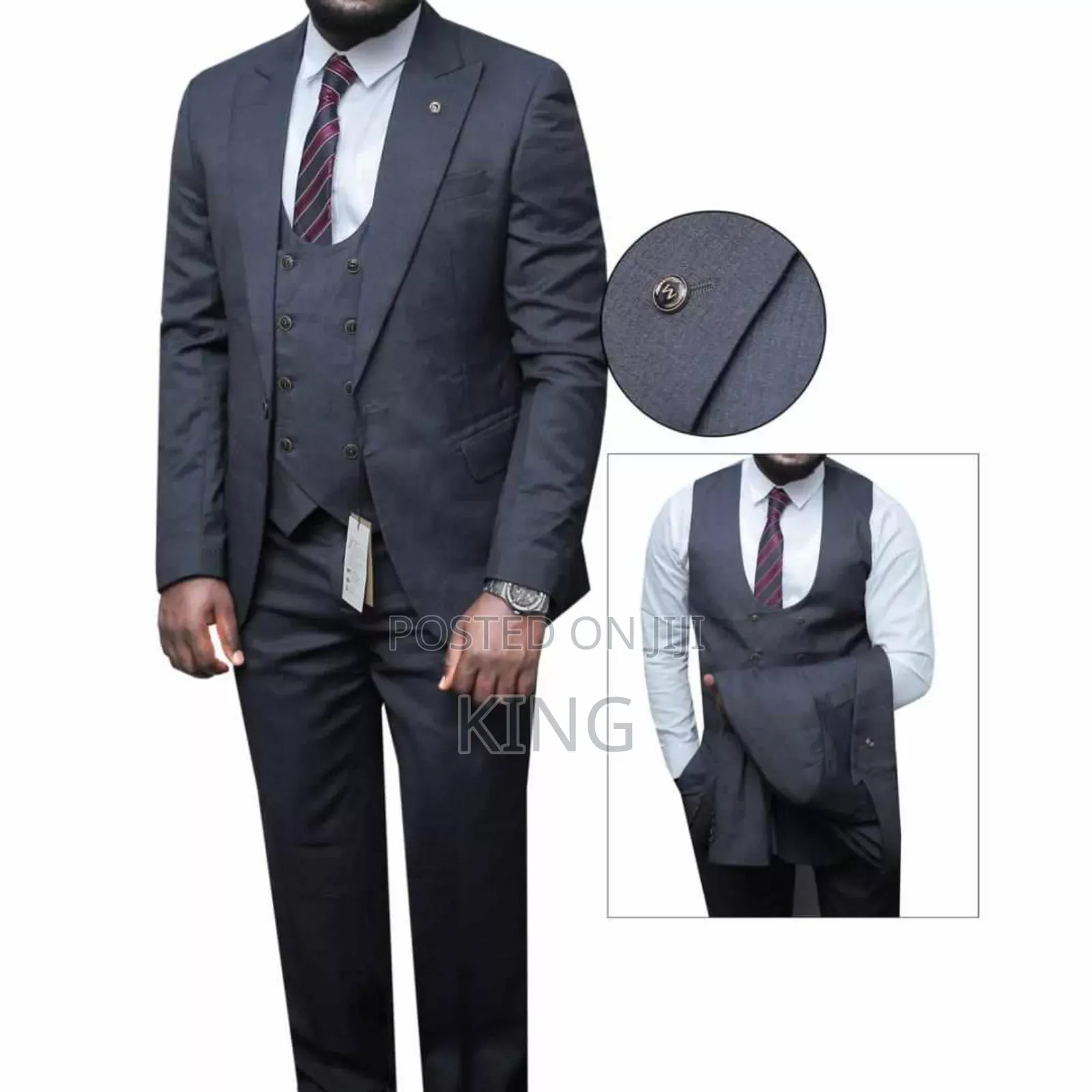 Formal 3 Pieces Mens Suit Regular Fit