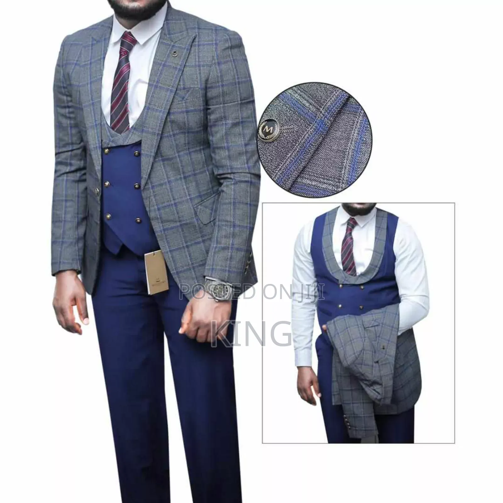 Chief 3 Pieces Mens Suit Regular Fit