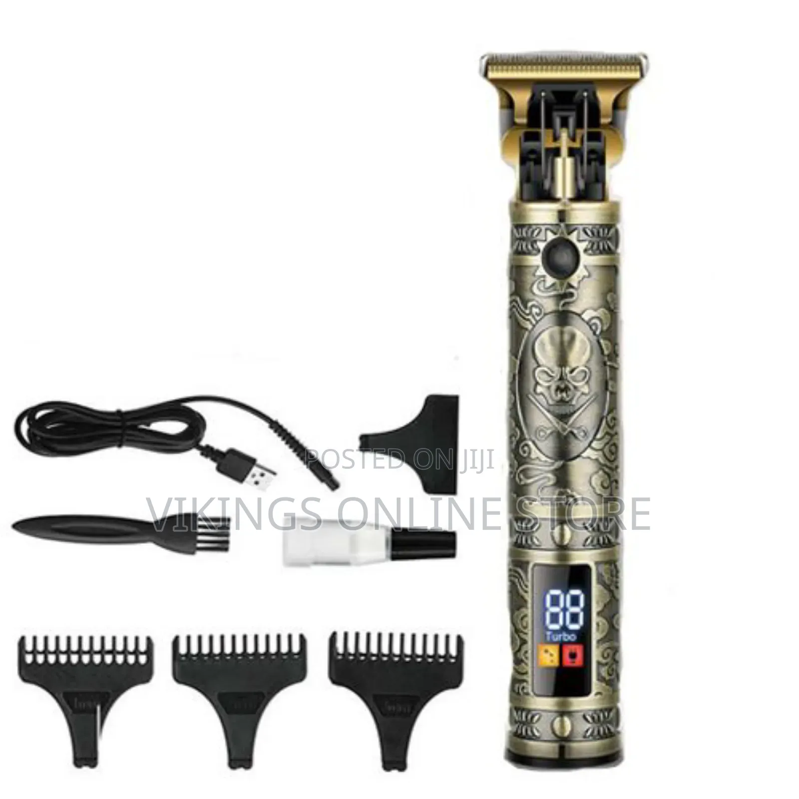 Sokany Professional Rechargeable Hair Clipper Led Display