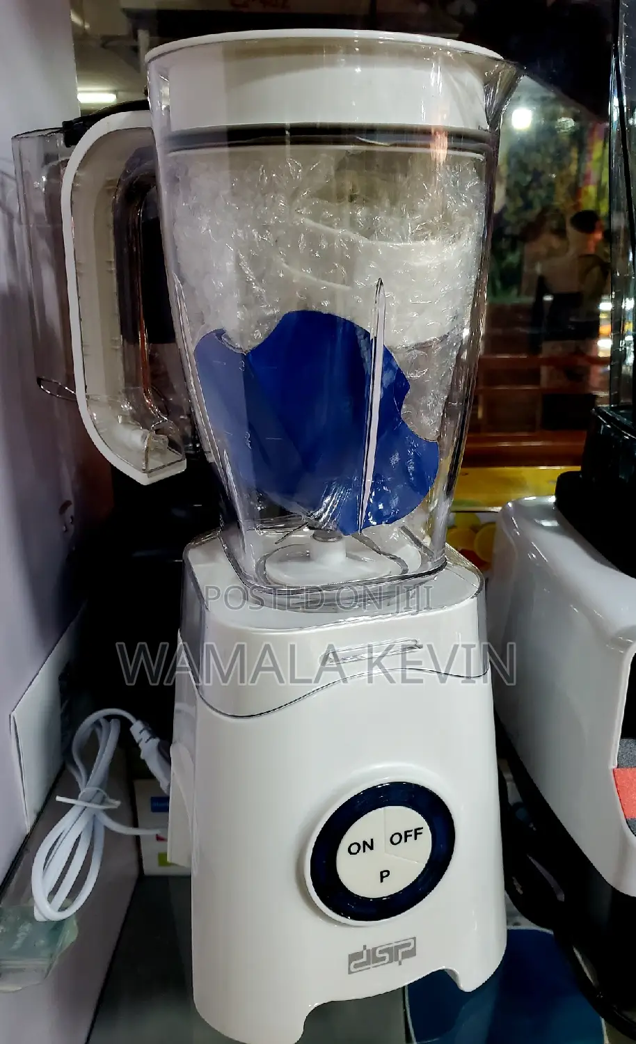 Electric Blender With Bottle