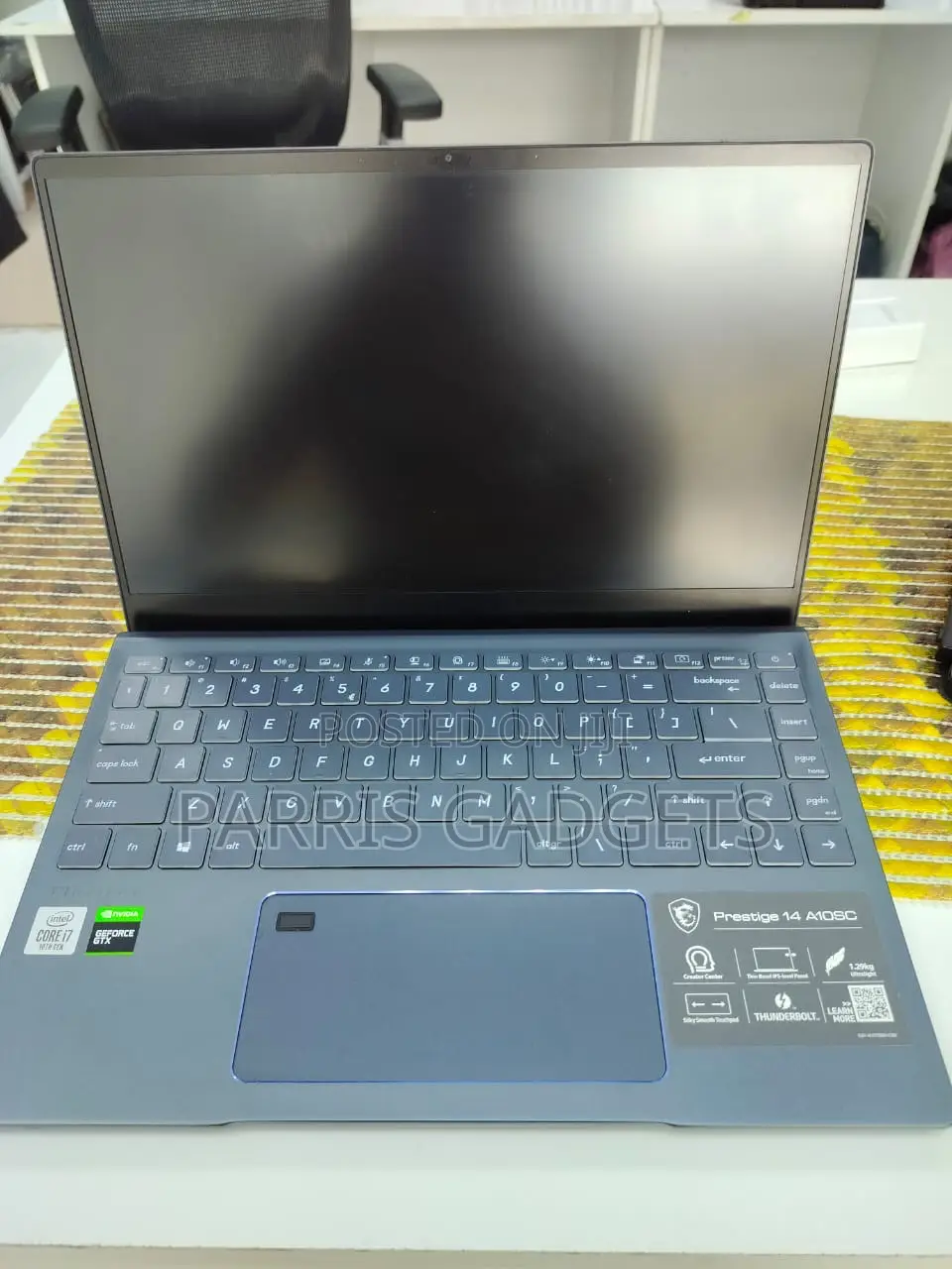 New Laptop MSI 16GB Intel Core I7 SSD 512GB