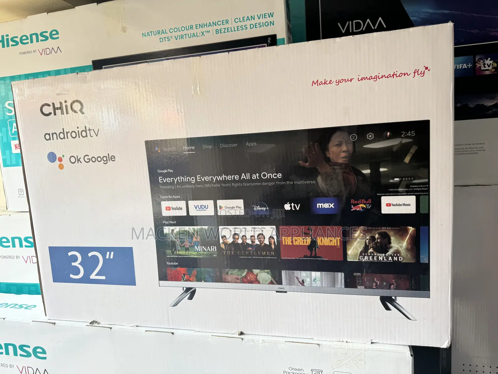 32 Chiq Smart Android Tv + Bluetooth,Netflix