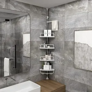 Layer Corner Shower Organizer, Rustproof Stainless Shelves,
