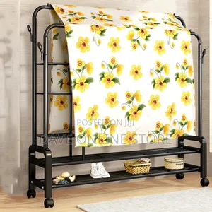Free Standing Coat Rack Wall Mounted Floor Hanger