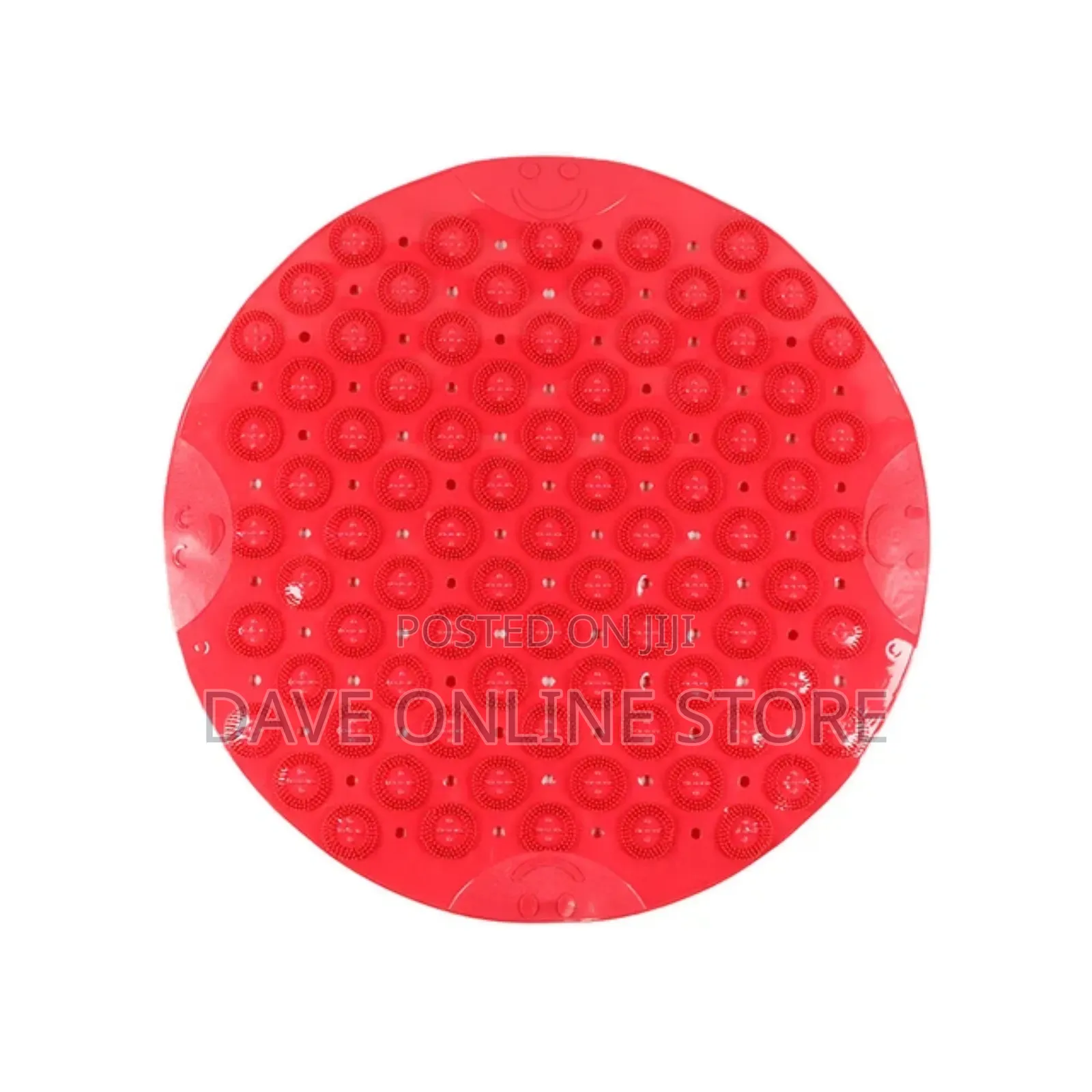 PVC Round Non-Slip Bathroom Mats, Shower Massage Mat