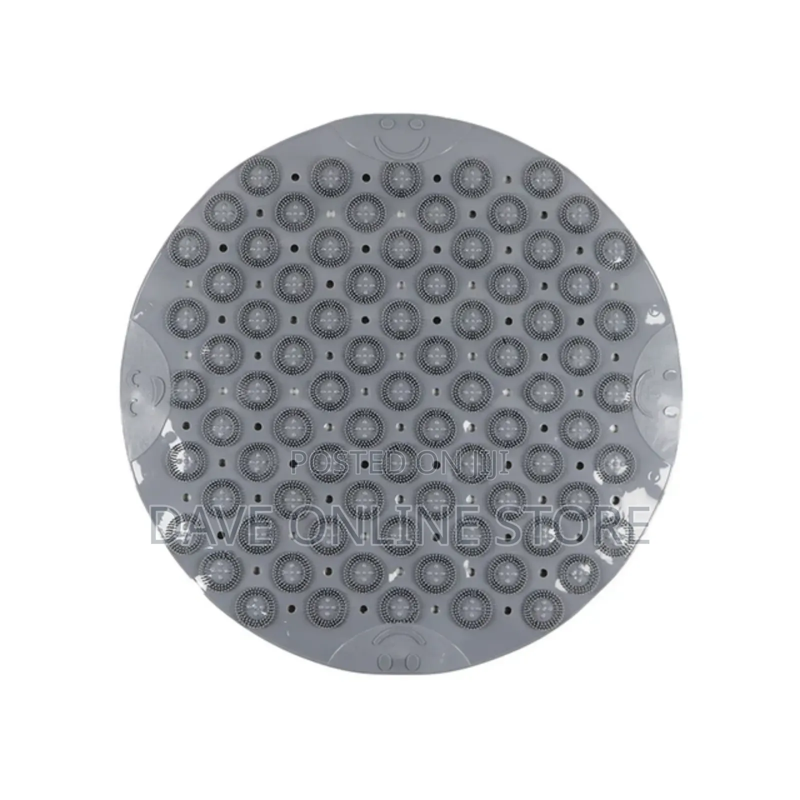 PVC Round Non-Slip Bathroom Mats, Shower Massage Mat