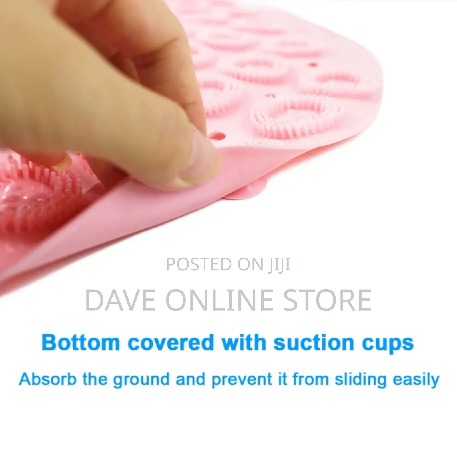 PVC Round Non-Slip Bathroom Mats, Shower Massage Mat