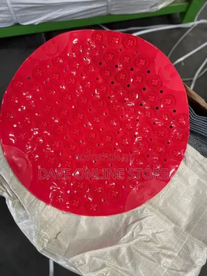 PVC Round Non-Slip Bathroom Mats, Shower Massage Mat