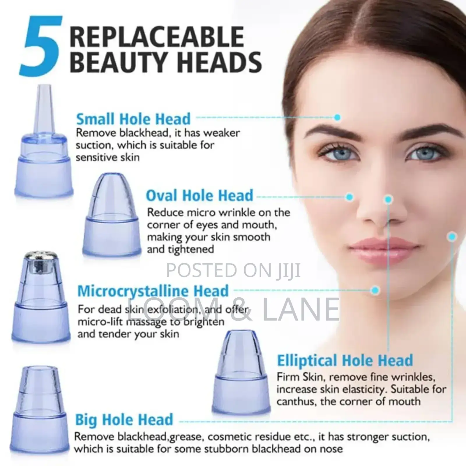 Facial Blackhead Vacuum Pore Cleaner Acne Cleanser